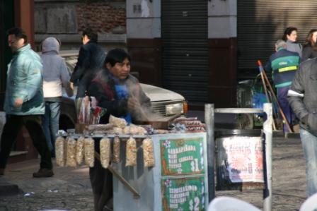 Mandelbrenner in San Telmo